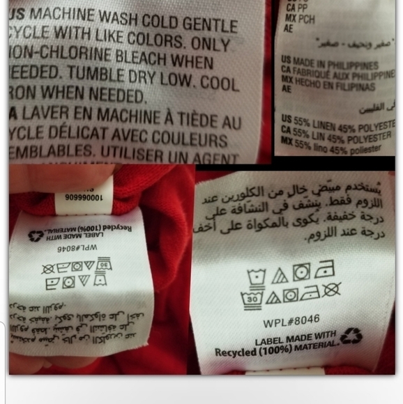 ☀️Inc international lace up top linen blend - Picture 3 of 3